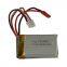 High rate 703048 20C 7.4v 800mah rc helicopter battery with connector