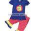 Boutique Kids Clothing Baby Girls Clothes Sets Summer Number 2018 Back to School Clothes