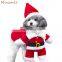 Pet Christmas Costumes Dog Suit with Cap Santa Claus Dog Hoodies Cat Xmas costumes