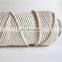 Factory wholesale natural cotton macrame braided twist round cord 4 mm