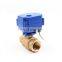 CWX-15N stainless steel brass  BSP NPT motorized flow control valve 12V electric actuator ball valve 12v 24v 110v 220v