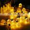 Pineapple led Lighting strings fairy string silver Wire light battery powered For Wedding Party Decoration
