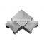 Stainless Steel Rail Fitting 90 Degree Elbow Slot Tube Connector