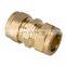 Factory making high quality Coupling Brass pipe fittings quick coupling hose connectors Hexagon Nut HX-8003