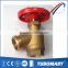 Wholesale low price water system forged brass stop valve With Aluminum Handle