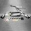 Middle & tail section exhaust for BMW 3 series 320 steel exhaust catback with quad double tip