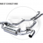 Stainless steel material Exhaust Pipe Manifold Downpipe is Suitable for AMG GT GTC GTS GT50 Auto Modification Electronic Valve whatsapp008613189999301