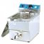 CE single tank stainless steel restaurant electric table top chips fryer