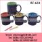 U Shape Colored Porcelain Coffee Mug & Tea Cup with 11oz for Slate Mug