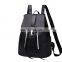 Girls Nylon Zipper Lock, Design Black Femme Mochila Female School Bags Backpack For Women/