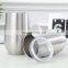 Stainless Steel Egg Wine Cups Double Wall 16oz Stainless Wine Tumbler With tritan lid