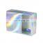 Custom Labels Fold Holographic Bundles Packaging Box Weave Hair Extension Bundle Luxury Gift Box With Handle