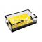 Acrylic Guest Towel Holder Tray Paper Napkin Holder Dining Tables Hotel Tissue Box Tissue Holder for Bathroom