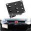 JDM front bumper tow hook license plate bracket , Japanese car number plate holder