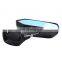 Universal Fitment Pair F1 Style Real Carbon Fiber Car Side Rearview Mirror, Blue Tint Side View Mirror  410 x 75mm