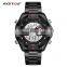 RISTOS 9369 Men Fashion Analog Quartz Digital Watch Business Stainless Steel Bands Charm Mens Formal Watches