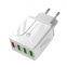 Amazon Hot Selling  Multi Ports Usb Wall Charger Portable Usb Phone Charger Wall & Travel Charger
