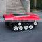 good passibility on The grass snow tracked chassis all-terrain rubber track chassis