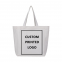 New Fashion Design Recycle Organic Grocery Shopping Cotton Canvas Tote Bag With Custom Printed Logo Color