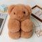 025Children's schoolbag plush bag cute bear bag Cartoon bag Faux fur bag super cute