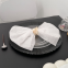 Black Plastic Round Charger Plates Dinnerware Dishes Plates For Wedding Decoration