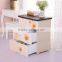 Plastic storage drawer organizer box cabinet