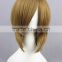 High Quality 35cm Short Straight Kuroko no Basket Aida Riko Brown Cosplay Hair Wigs Synthetic Anime Wig Party Wig