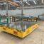 Electric trackless transfer cart used in or shuttle across the warehouses