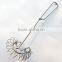2015 Amazon New silver portable bulk wire whisk Coil Wire Stainless Steel Whisk creative kitchen whisk tools egg beater