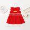 2015 Autumn & Winter Newest Girl Dress Korean Girl Bownot Woolen Sundress