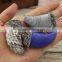 JF6895 Large crystal diamond pave snake skin snakeskin turquoise stone horn Pendant