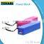 Portable Power Bank 2000mAh Battery Charger for Mobilephone cell USB cable Charging