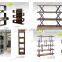2015 new design modern livingroom wooden bookshelf