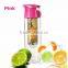 2015 new custom logo bpa free tritan fruit infuser water bottle, infuser water bottle Tritan sport water bottle plastic hot sale
