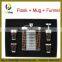 10OZ Hot promotional leather covered gift wholesale hip flask
