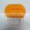 3pcs pack plastic lunch box with cutlery set