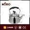 stainless steel whistling tea kettle