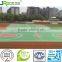 SPU flooring material constructed by roller brush