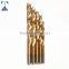 Factory Sales Directly, HSS 4241Roll Forged Twist Drill Bit, Titanium Coated