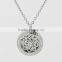 Top selling 316l stainless steel locket,essential oil pendant necklace,flower of life perfume locket