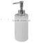 white manual soap dispenser with PP pump