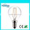 2016 stable quality P45 E14 filament P45-4H 4W led e14 4w dimmable led filament dimmable filament led 4w