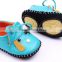 dog pattern cheap comforatble baby walking shoes /soft PU baby shoes