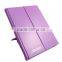 Three side foldable traveling lighted table stand mirror