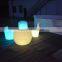 modern sofa furniture / night club plastic sofa set/ glow led sofa