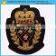 Sew-on handmade lace badge/wholesale embroidery eagle emblems for military uniform