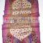 Colorful cutwork hand embroidery Boil wool scarf hand made