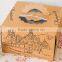 Wholesale cheap price brown kraft paper cake box