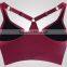Low price hot sex women's sport bra no trace no rims,gym bra