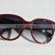 Retro Round Dark Brown Vintage Oversized Sunglasses Fashion Retro Eyewear